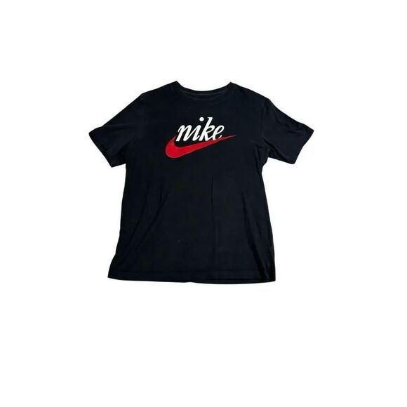 Nike Other - Nike Script Logo Tee Men M Black Short Sleeve Cotton